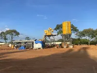Planta Mezcladora de Concreto Estacionaria Zeyu HZS35 en Oferta, 35m³/h, Tipo Elevador de Cangilones, Planta Mezcladora de Concreto Premezclado para Construcción