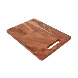 Tablas de Cortar de Madera de Teca y Roble de Alta Calidad, Tabla de Cortar de Madera de Acacia con Asa, Personalizada con Vetas de Madera - Product Image 4