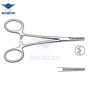 Pinzas Hemostáticas Mosquito de 12.5 cm (5 Pulgadas), Rectas, Atraumáticas, con Dientes, de Acero Inoxidable Premium, Pinzas Quirúrgicas Hemostáticas - Product Image 3