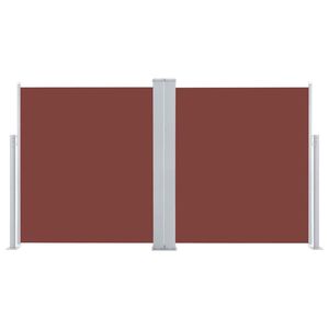 Auvent en polyester marron avec revêtement PU 55,1x236,2 po – Catégorie de produit : Auvent latéral - Product Image 4