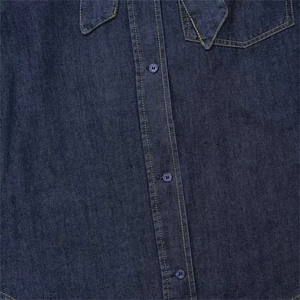 Latest Design Streetwear Denim <b>Shirt</b> for <b>Women</b> Adjustable <b>Button</b> Front High Quality Oversized Long Sleeve Drop Shoulder - Product Image 5