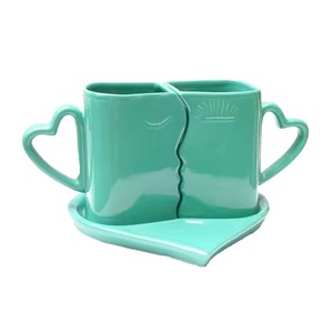 แก้วเซรามิกคู่รักดีไซน์น่ารักทันสมัย เหมาะสำหรับผู้บริโภคยุคใหม่และตลาดของขวัญ - Product Image 2