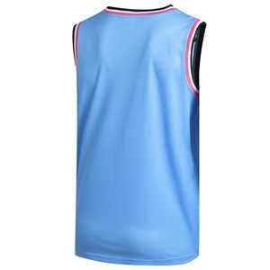 Nueva Camiseta de Baloncesto para Hombre, Moderna, Hecha 100% de Malla de Poliéster, Color Sólido, Colores, Talla y Logotipo Personalizables - Product Image 2