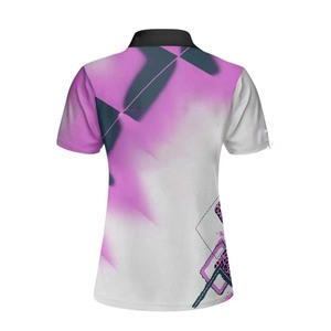 เสื้อโปโลผู้หญิงแบบสองกระดุม ผ้าโพลีเอสเตอร์ 100% มีหลายสีให้เลือก - Product Image 3