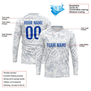 T-shirts à manches longues personnalisés durables, sublimation, commandes en gros personnalisées, vente en gros rapide en ligne - Product Image 2