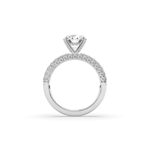 แหวนเพชรทรงกลม 3.03 กะรัต ได้รับการรับรองจาก IGI เพชรเพาะเลี้ยงในห้องปฏิบัติการ ตัวเรือนทอง 14K ดีไซน์โดดเด่น น้ำหนักเบา เจียระไนแบบบริลเลียนท์ เหมาะสำหรับเป็นของขวัญเครื่องประดับชั้นดีสำหรับงานแต่งงาน - Product Image 4