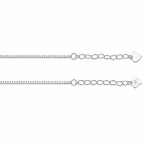 925 Sterling Silver Box Chain <b>Anklet</b> for Women High Polish Minimalist Geometric Link Design Daily Wear Party Wedding Gift - Product Image 2