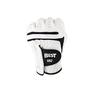 Gants de golf respirants en gros avec logo personnalisé, perforés pour une circulation d'air optimale, en cuir souple, paume renforcée haute durabilité, pour le sport et le golf - Product Image 4