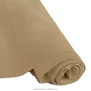 Tissu flocqué Pigpell en rayonne avec support tissé, 54" 70Y, pour emballage de bijoux, PP78-467 Marron - Product Image 1