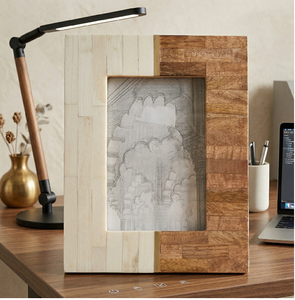<b>4x6</b> Picture <b>Frame</b> Boho Picture Mango Wood <b>Frame</b> Contemporary Decor Bone Inlay Photo Wedding Handmade <b>Frame</b> - Product Image 4