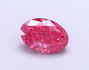 Diamant rose ovale fantaisie vif cultivé en laboratoire CVD, clarté VS2, excellente taille, diamant rose éthique non monté 1,52 carat - Product Image 1