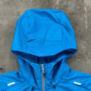 Nouvel ensemble coupe-vent à capuche et short pour homme, 100 % polyester, écologique, léger, respirant, coupe-vent, hiver - Product Image 3