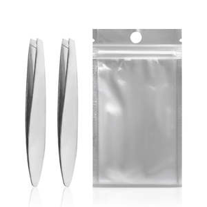 Pince à épiler professionnelle en acier inoxydable pour sourcils et cils, légère, réutilisable, personnalisable, pour barbe masculine – Tendance - Product Image 2