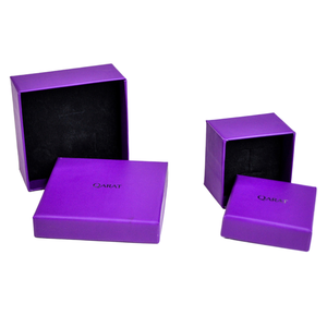 Caja de regalo de joyería cuadrada de terciopelo de alta calidad 55x55x40 con logotipo personalizado exquisito lujo para anillos pendientes pulseras - Product Image 5