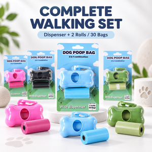 Dispensador de Bolsas para Excrementos de Perro con Forma de Hueso, Portátil, con Clip para Correa, para Pasear Perros - Product Image 2