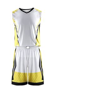 Último nuevo estilo americano de secado rápido antibacteriano Anti-UV baloncesto Jersey cómodo transpirable Spandex/poliéster para adultos - Product Image 1