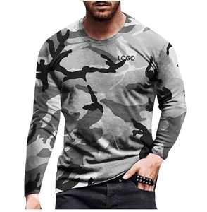 เสื้อรัดรูปแขนยาวสำหรับผู้ชาย คอสูง แห้งเร็ว ผลิตจากผ้าสแปนเด็กซ์/โพลีเอสเตอร์ ป้องกันแบคทีเรีย สำหรับโรงงาน - Product Image 3