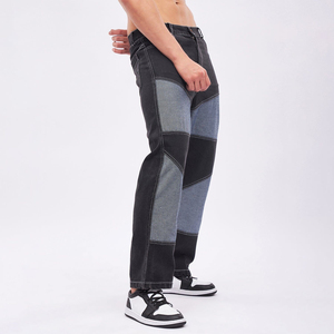 Jeans de Mezclilla para Hombre de Alta Calidad, Corte Regular, Lavado Invernal, Estilo Hip Hop Urbano, con Diseño Personalizado - Product Image 3