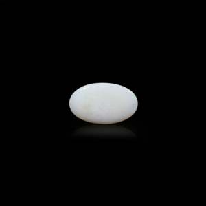 Natural White Fire Opal Cabochon 4.7 Carat Certified Loose Gemstone AAA Quality - Product Image 2