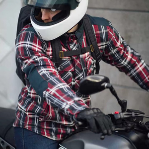 Camisa Acolchada de Kevlar Hecha con Textil Tejido Resistente, Acolchado Absorbente de Impactos, Puños Flexibles y Construcción Transpirable - Product Image 6