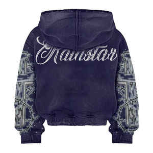 Découvrez le sweat-shirt personnalisé avec logo imprimé Discover-Impex, en coton lourd 100 %, unisexe, respirant et écologique, idéal pour le streetwear. - Product Image 2