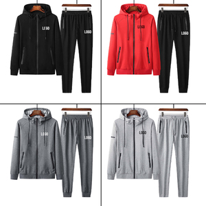 Ensemble de survêtement d'été personnalisé pour hommes : survêtement de sport, fitness et entraînement, deux pièces (pull et pantalon) - Product Image 5