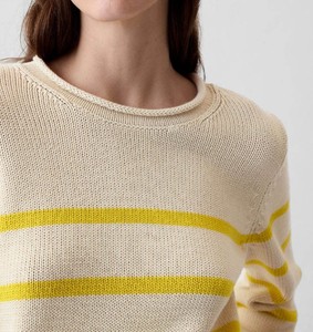 เสื้อสเวตเตอร์ผู้หญิงสำหรับฤดูหนาว ผลิตจากโพลีเอสเตอร์/คอตตอน ไม่หดตัว ระบายอากาศได้ดี คอกลม สวมใส่สบาย - Product Image 2