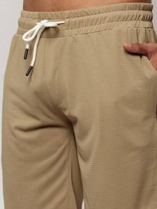 Ensemble short et t-shirt pour homme OEM, coton premium, assorti, décontracté, respirant, mode, vente en gros, logo personnalisé, tenue deux pièces - Product Image 2