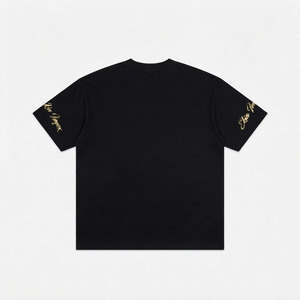 Custom Logo Eagle <b>Animal</b> Print T-Shirt, Black Graphic Crewneck Tee for <b>Men</b> & Women - Product Image 2