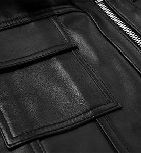 Chaqueta de Cuero para Hombre, Corte Ajustado, Estilo Casual, Chaqueta de Motociclista, Venta al Por Mayor, Calidad Premium, Mejor Precio - Product Image 4