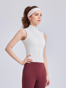 Ropa Deportiva Personalizada, Camiseta sin Mangas para Mujer, Secado Rápido, para Gimnasio y Fitness, OEM, Corte Ajustado, con Cierre, Informal - Product Image 1