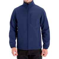 Veste Softshell Homme SPORTS CODE en Toile Décontractée Coupe-Vent Thermique Respirante Légère pour Sport et Activités de Plein Air Hiver Col Montant