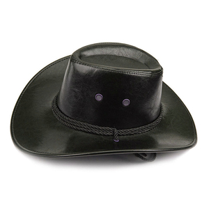 Sombrero de Vaquero del Oeste para Niños, Gorra de Caballero para Fiestas de Verano, Sombrero de Sol Turístico de Ala Ancha para Exteriores, 100% Poliéster - Product Image 2