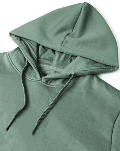 Sweat-shirt à capuche ample pour couples, pull thermique personnalisé avec logo, sweat à capuche polaire pour hommes avec poches - Product Image 5