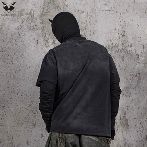 Minimalist Techwear T-Shirts Custom Brand Name Solid Color Multi-Pocket Tactical <b>Tee</b> Shirt Lightweight Streetwear Mens Apparel - Product Image 2