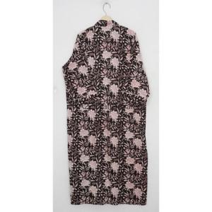 ชุดนอนผู้หญิงผ้าฝ้าย 100% ลายดอกไม้ ชุดเซ็ต ระบายอากาศได้ดี ซักเครื่องได้ ใส่ได้ทุกฤดูใบไม้ร่วง/ฤดูหนาว/ฤดูใบไม้ผลิ/ฤดูร้อน คอวี - Product Image 6