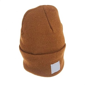High Quality Gradient Beanies <b>Hat</b> With Custom Embroidery Logo Knitted Winter Beanies Custom Embroidered Logo for Wholesales - Product Image 2