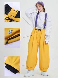 Pantalones Unisex Impermeables y Cortavientos con Calefacción, Forro Polar Tex, Aislamiento Ecológico, para Esquí y Snowboard, Estilo Holgado y de Pierna Ancha - Product Image 2