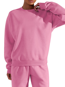 Sudadera con Capucha de Pana Casual para Mujer, Otoño-Invierno, Ajuste Holgado, para Entrenamiento y Running, Conjunto Largo, Cómodo y Elegante - Product Image 3