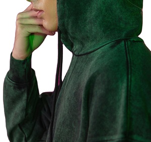 High Quality 100% Cotton Acid Washed Hoodie High Street Vintage Washed <b>Hoodies</b> Blended For <b>Man</b> - Product Image 3