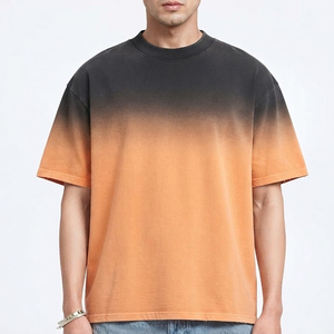 Camiseta de Hombre de Alta Calidad, 100% Algodón, Cuello Redondo, Estilo Casual, Tejido Holgado, Ecológica, Transpirable, de Secado Rápido, Estilo Urbano - Product Image 1