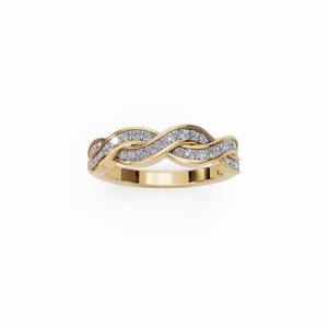 Unique Design Elegant Women’s Moissanite Diamond Ring Brilliant Sparkle Engagement Jewelry With Polished Finish for Sale - Product Image 1