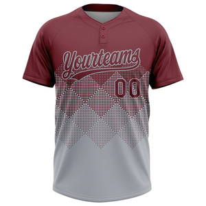 เสื้อเบสบอลซอฟต์บอลแบบสองกระดุม ชุดยูนิฟอร์มสั่งทำได้สำหรับเด็ก วัยรุ่น ผู้ชาย ผู้หญิง พร้อมโลโก้ทีม ขายส่ง - Product Image 1