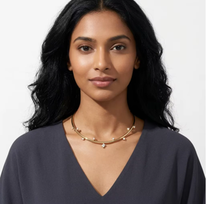 Gargantilla de Diamantes Cultivados en Laboratorio, Corte Redondo y Esmeralda, Oro Sólido de 18K para Mujer, Certificación IGI, Joyería de Lujo Hecha en India, Precio al por Mayor - Product Image 2