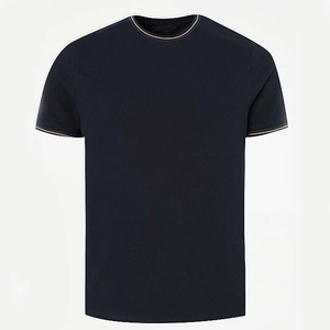 T-shirts pour hommes à manches courtes en toile unie, personnalisables par transfert thermique, respirants et à séchage rapide – Prix de gros - Product Image 4