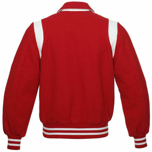 Veste de baseball universitaire personnalisée de qualité supérieure avec manches en cuir, grande taille, séchage rapide, respirante, style bomber - Product Image 6