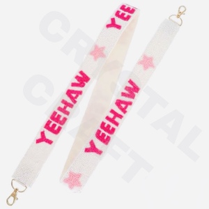 Fiesta Spurs Beaded Purse Strap Adjustable Western Crossbody Strap Handmade Seed Bead Shoulder Strap for Handbags Colorful Tex - Product Image 6