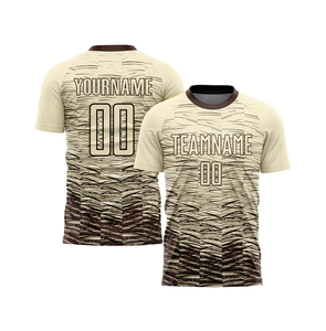 Conjunto de Camisetas de Fútbol Unisex Personalizadas 2025 con Impresión por Sublimación, Logotipo Personalizado, 100% Poliéster, Secado Rápido, en Venta - Product Image 5