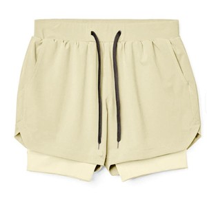 Mens High Quality Athletic <b>Compression</b> <b>Shorts</b> 100% Cotton Canvas Knitted High Waist Quick Dry Eco-Friendly Workout Gym Running - Product Image 4