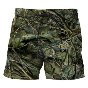 Shorts de chasse unisexes respirants et à séchage rapide, décontractés, pour activités de plein air, pêche, multi-poches, en spandex/polyester, couleur unie - Product Image 5